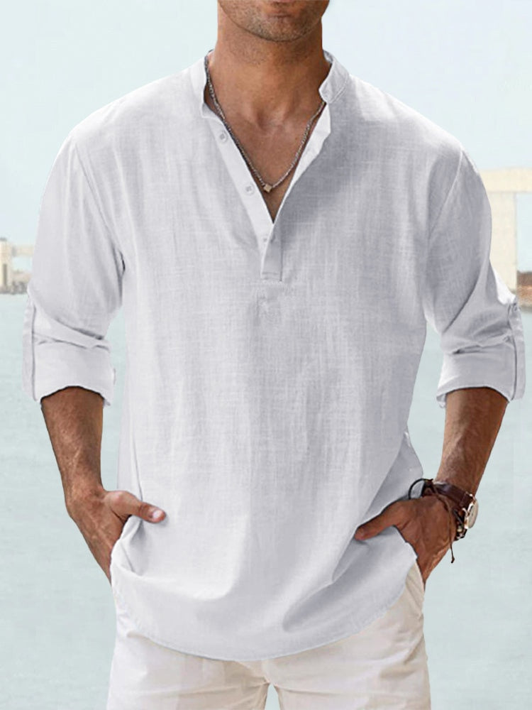 Valerio | Camicia traspirante in lino