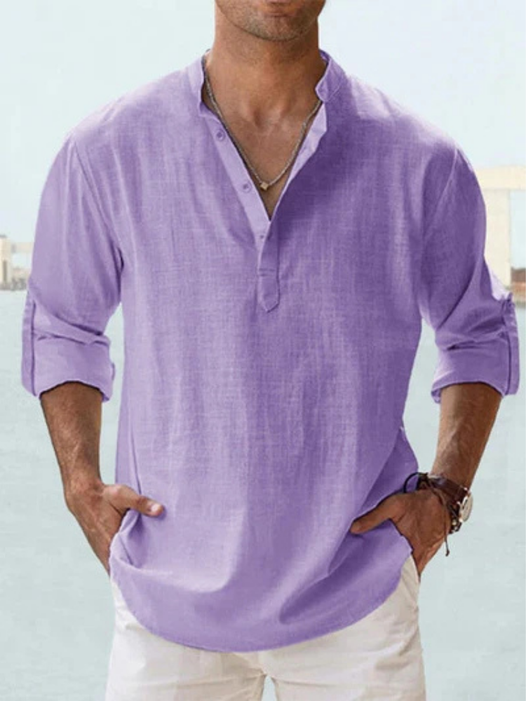 Valerio | Camicia traspirante in lino