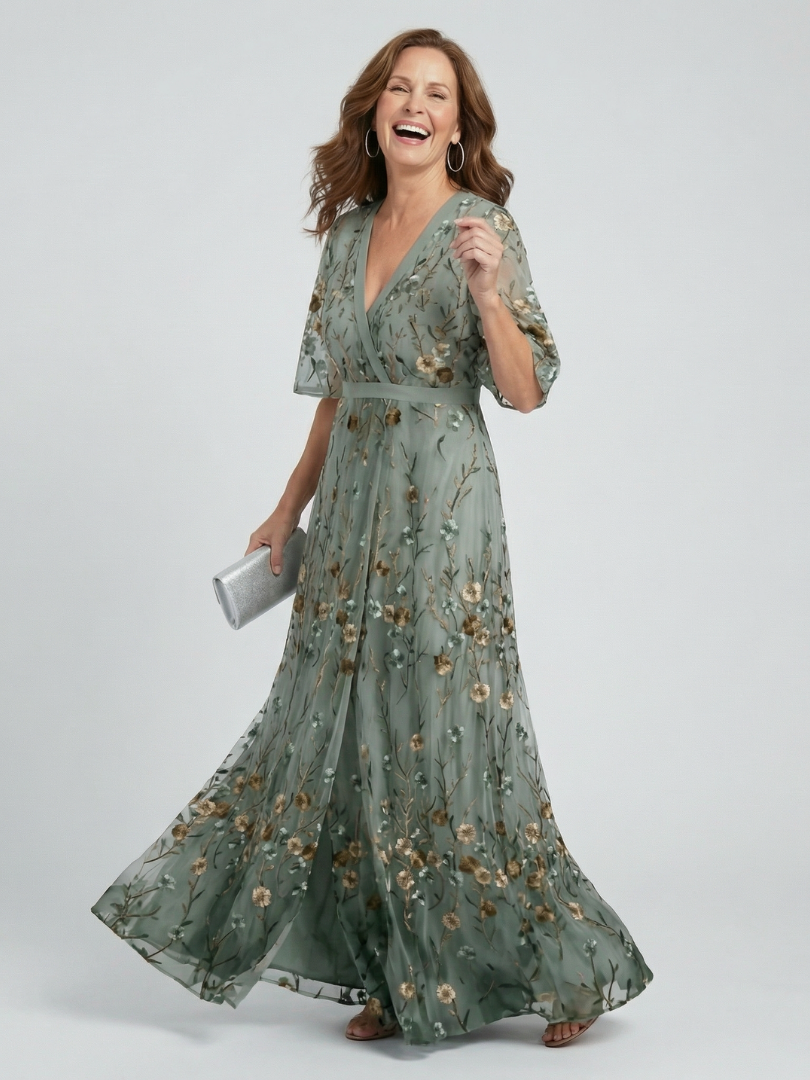 Serena | Abito Maxi Floreale