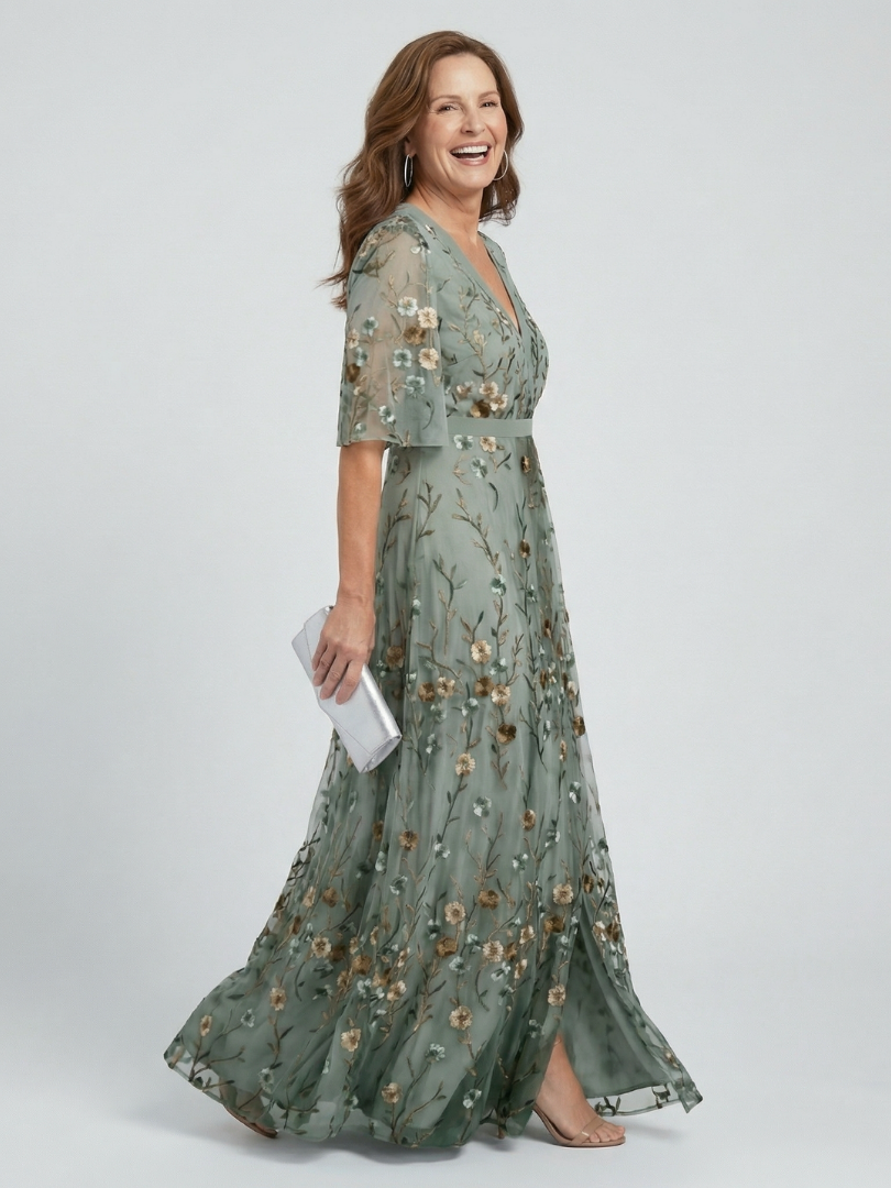 Serena | Abito Maxi Floreale