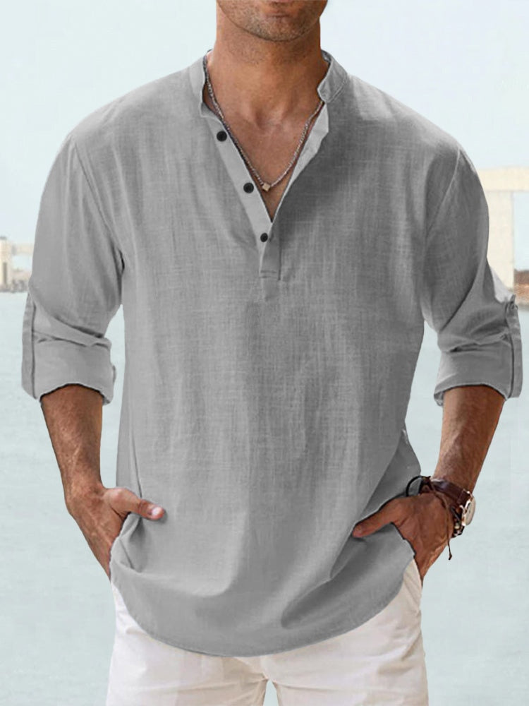 Valerio | Camicia traspirante in lino