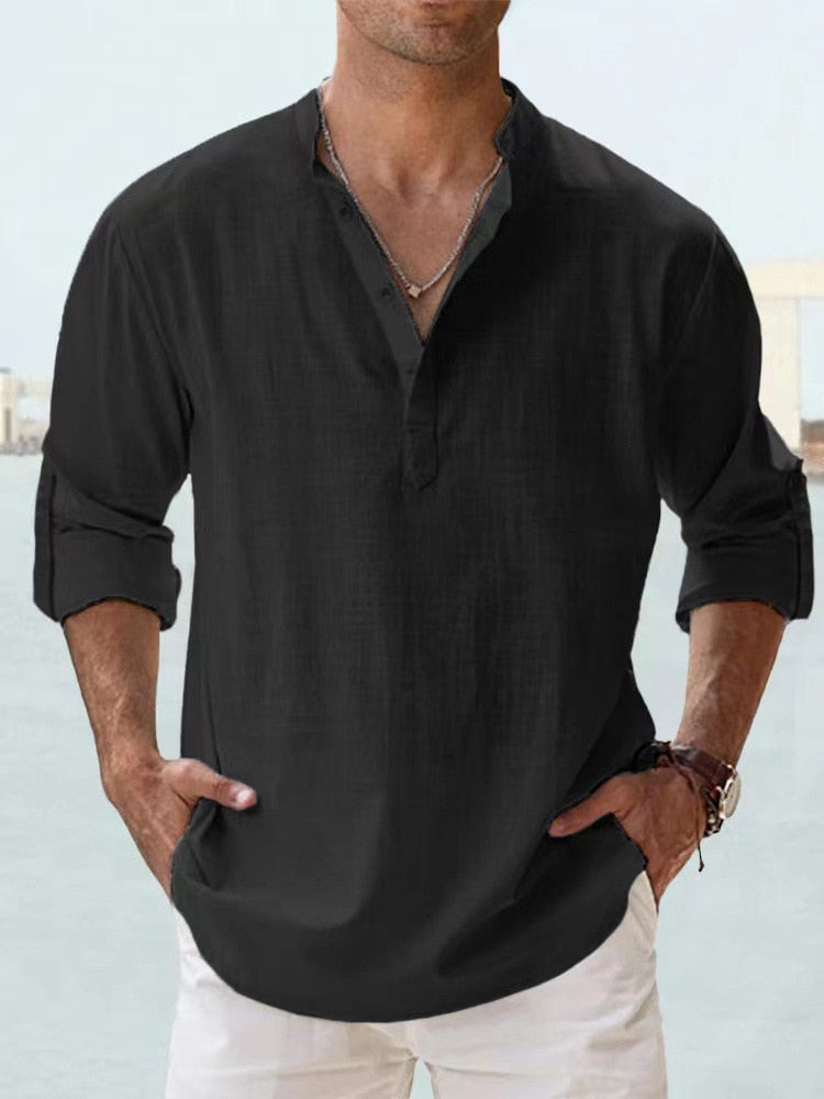 Valerio | Camicia traspirante in lino