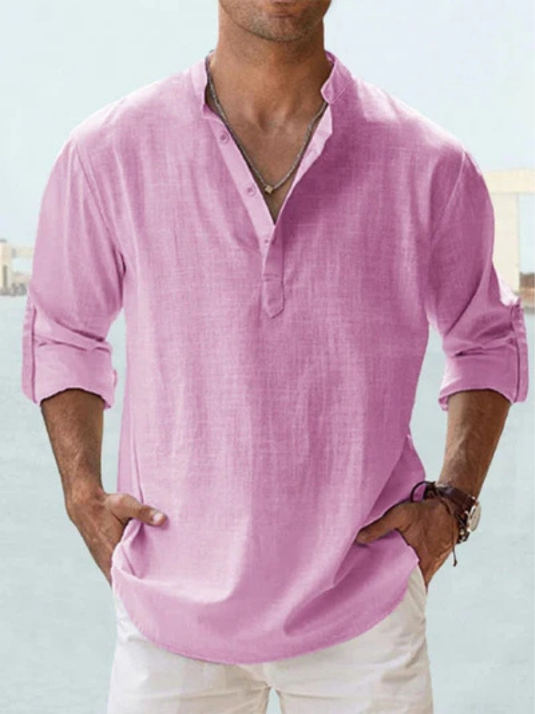 Valerio | Camicia traspirante in lino