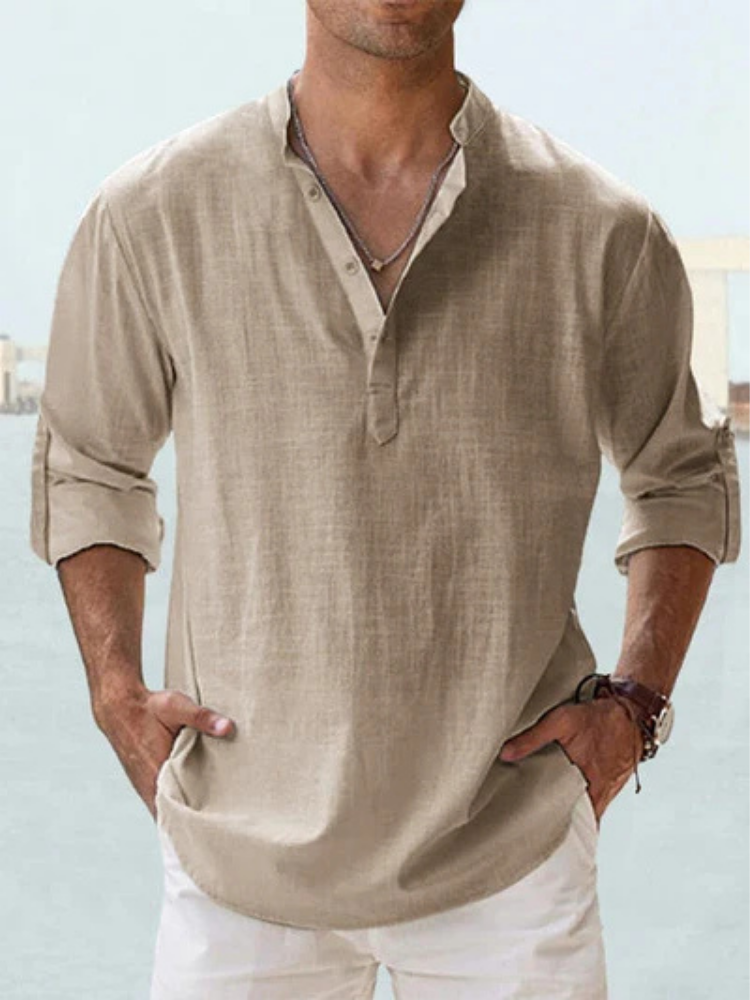 Valerio | Camicia traspirante in lino