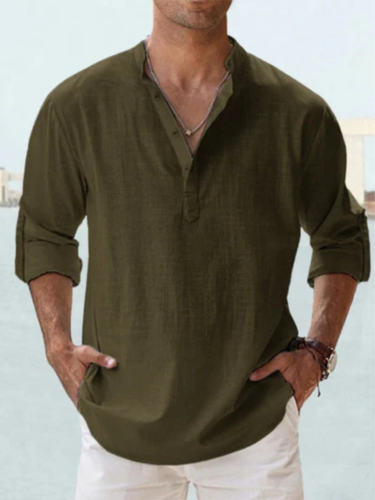 Valerio | Camicia traspirante in lino
